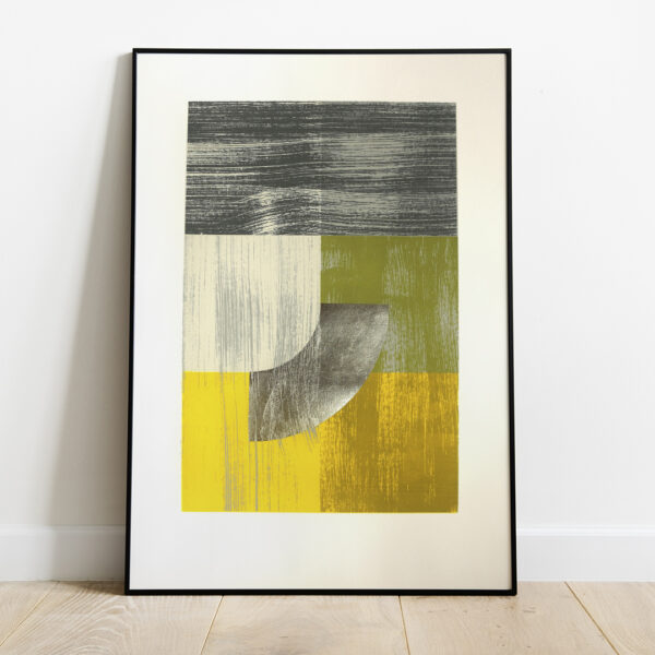 ‘Arc – Yellow’ – full image, framed