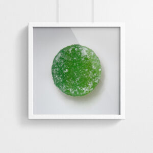 Pastille print - Green - framed